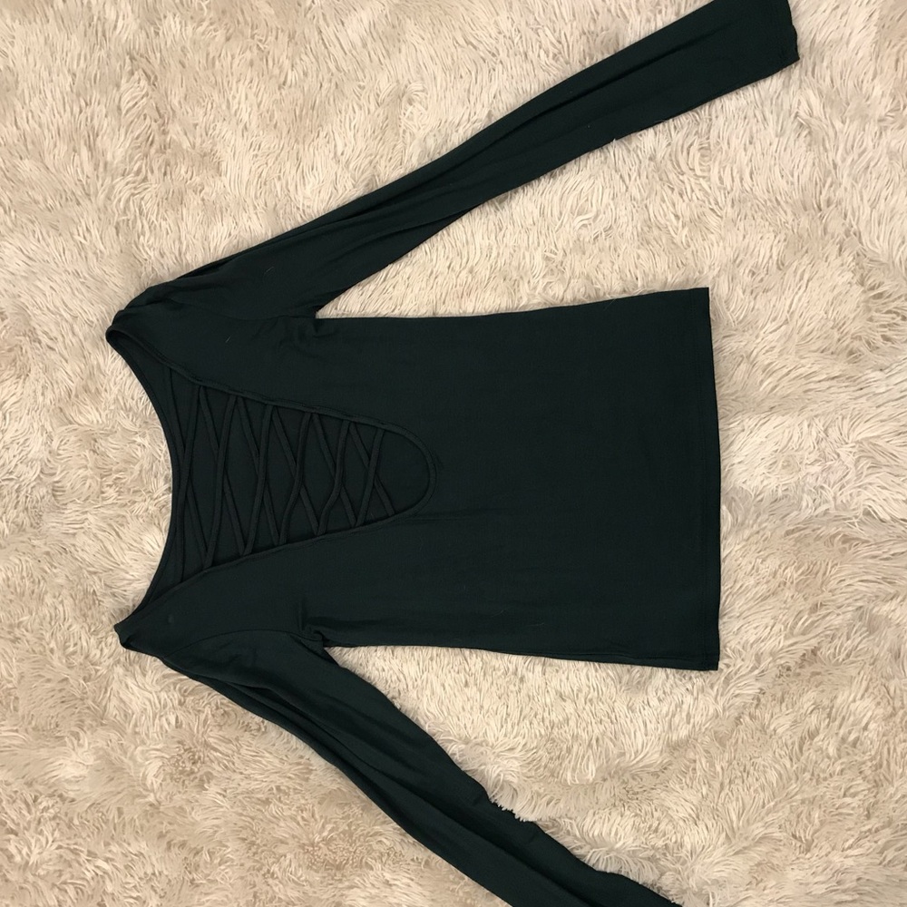 Green shirt